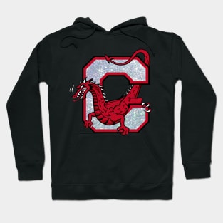 Cortland Red Dragon w/ sparkle Hoodie